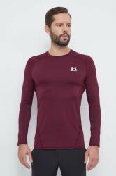 Under Armour edzős hosszú ujjú bordó, sima - burgundia XL