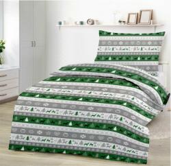  Lenjerie de pat din bumbac WINTER REINDEER verde Dimensiune lenjerie de pat: 70 x 90 cm | 140 x 200 cm Lenjerie de pat