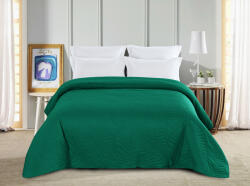 LEAVES zöld ágytakaró mintával Méret: 220 x 240 cm