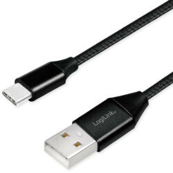 LogiLink USB 2.0 (C) - USB 2.0 (A) (M/M) kábel 30cm Logilink [CU0139]