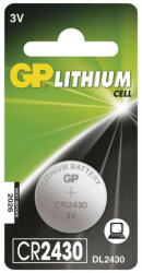GP Batteries GP 3V-os lithium gombelem CR2430 [B15301]