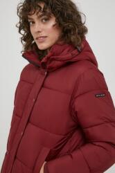Pepe Jeans rövid kabát női, bordó, téli - burgundia L - answear - 42 990 Ft