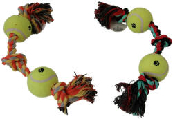 Köteles kutyajáték labdákkal (202619) - topjatekbolt