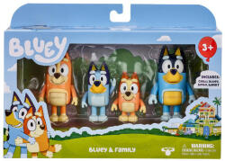 Moose Set 4 figurine Bluey - Bluey & Family (630996130094) Figurina