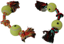 Köteles kutyajáték labdákkal (202619) - jatekrt