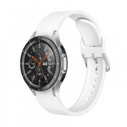 BSTRAP Silicone szíj Samsung Galaxy Watch 4 / 5 / 5 Pro / 6, white (SSG017C02)
