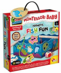 Lisciani montessori Montessori baby fa mágneses horgászós játék (LIS98354)