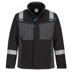 Portwest WX3 FR Softshell Jacket (fekete M) (FR704BKRM)