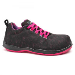 Portwest BASE Violet munkavédelmi cipő S3 SRC (fekete/fukszia 38) (B0677CBFU38)