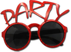 Mezőfi Party szemüveg, hologramos piros