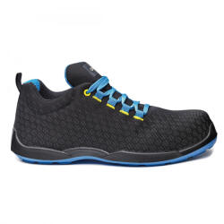 Portwest BASE Marathon munkavédelmi cipő S3 SRC (fekete/kék 40) (B0677BKB40)