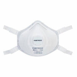Portwest FFP3 prémium légzésvédő maszk (5 db) (fehér) (P305WHR)
