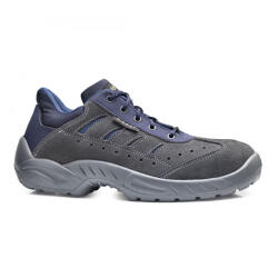 Portwest BASE Colosseum munkavédelmi cipő S1P SRC (szürke/kék 45) (B0163GCR45)