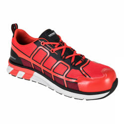 Portwest OlymFlex Barcelona munkavédelmi lábbeli SBP AE (piros/fekete 42) (FT17RBK42)