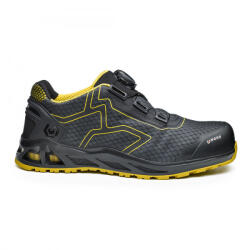 Portwest BASE K-Trek munkavédelmi cipő S1P HRO SRC (fekete/sárga 40) (B1005BKY40)