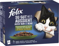 FELIX Fantastic nedvestáp 12x85g - Zöldségekkel - 1.020 g