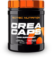 Scitec Nutrition Crea Caps - creatină monohidrat sub formă de capsule pentru a crește forța - 250 capsule