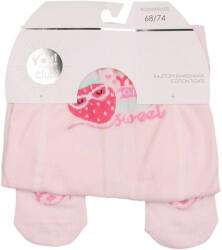 Yo Epres rózsaszín baba harisnyanadrág (Méret 68-74)
