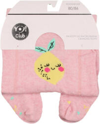 Yo Citromos rózsaszín tripla ABS baba harisnyanadrág (Méret 80-86)