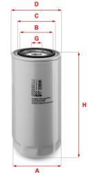 SOFIMA filtru combustibil SOFIMA S 2220 NR (S 2220 NR) - automobilus