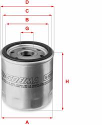SOFIMA Filtru ulei SOFIMA S 4210 R (S 4210 R) - automobilus
