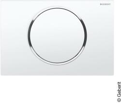 Geberit Placa de actionare WC Geberit Sigma01 115.758. KJ. 5, o spalare, orizontala, 246 x 164 mm, ABS, alb (115.758.KJ.5)