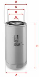 SOFIMA filtru combustibil SOFIMA S 2220 NR - piesa-auto