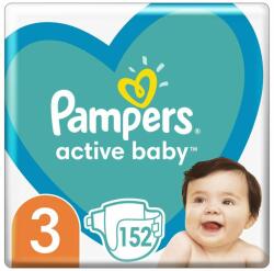 Pampers Active Baby 3 Midi 6-10 kg 152 buc