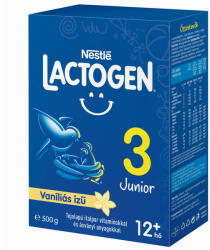 Lactogen 3 Vaníliás ízű Junior tejalapú italpor vitaminokkal és ásványi anyagokkal 12 hó+ 500 g