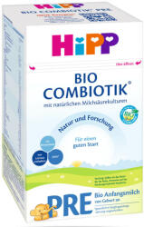 HiPP PRE Bio Combiotik Anyatej-helyettesítő tápszer újszülött kortól 600 g