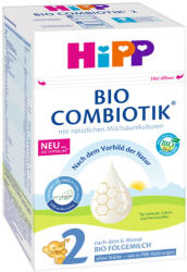 HiPP 2 Bio Combiotik Tejalapú Anyatej kiegészítő tápszer keményítő nélkül 6 hó+ 600 g