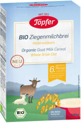 Töpfer Bio Kecsketej alapú gabonapép teljes kiőrlésű zabbal 200 g 6 hó+