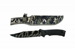 Taktikai kés TYRUS, terepszínű, 30 cm
