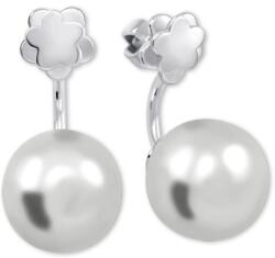 Soliter Brilio Silver Ezüst fülbevaló szintetikus gyönggyel 438 001 01785 04