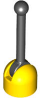 LEGO® 298c02c3 - LEGO kis antenna sárga alj, fekete kar (298c02c3)