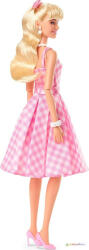 Mattel The Movie: Barbie baba rózsaszín kockás szoknyában - Mattel