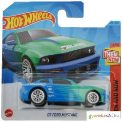 Mattel : 2007 Ford Mustang kék-zöld kisautó 1/64 - Mattel