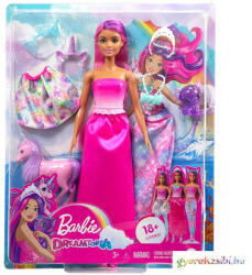 Mattel ® Fairytale: Átváltozó sellő baba 2023 kiegészítőkkel - Mattel