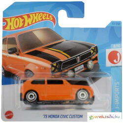 Mattel : 1973 Honda Civic Custom narancssárga kisautó 1/64 - Mattel