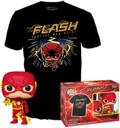 Funko Pop! & Tee L (Adult): DC The Flash FastestMan Alive - The Flash (Glows in the Dark) Vinyl Figura