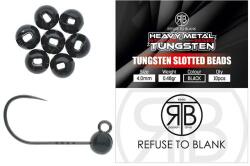 RTB Refuse to Blank Lesturi pentru jig RTB Tungsten Beads Black 0.26g, 3.3mm (5940000617738)