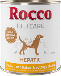 Rocco 12x800g Rocco Diet Care Hepatic csirke, zabpehely & túró nedves kutyatáp