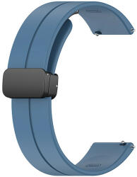 Techsuit - óraszíj 20 mm (W011) - Samsung Galaxy Watch 4/5/Active 2, Huawei Watch GT 3 (42 mm)/GT 3 Pro (43 mm) - kék (KF2313746)