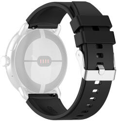 Techsuit - Óraszíj 22 mm (W026) - Samsung Galaxy Watch (46 mm)/Watch 3/Gear S3, Huawei Watch GT/GT 2/GT 3 (46 mm) - Fekete (KF2311513)