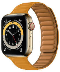 Techsuit - Óraszíj (W035) NŐI - Apple Watch 1/2/3/4/5/6/7/8/SE/SE 2/Ultra (42/44/45/49mm) - narancs (KF2310844)