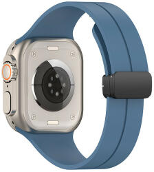 Techsuit - Óraszíj (W011) - Apple Watch 1/2/3/4/5/6/7/8/SE/SE 2/Ultra (42/44/45/49mm) - Kék (KF2313766)