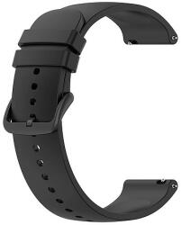 Techsuit - Óraszíj 22 mm (W001) - Samsung Galaxy Watch (46 mm)/Watch 3/Gear S3, Huawei Watch GT/GT 2/GT 3 (46 mm) - Fekete (KF239517)
