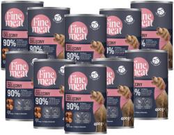 Pet Republic PetRepublic Fine Meat borjúhúsos tál 10x400g kutyáknak