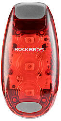 Rockbros - Hordozható Mini Light (ZPWD-1) - Gyors rögzítő rendszerrel táskára, nyeregre, kerékre, szegélyre, csuklóra, bokára - fekete (KF2310045)