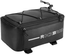 Rockbros - Tárolótáska (30141700001) - Gyors rögzítő rendszerrel a kerékpár csomagtartón, 4l - Fekete (KF2310397)